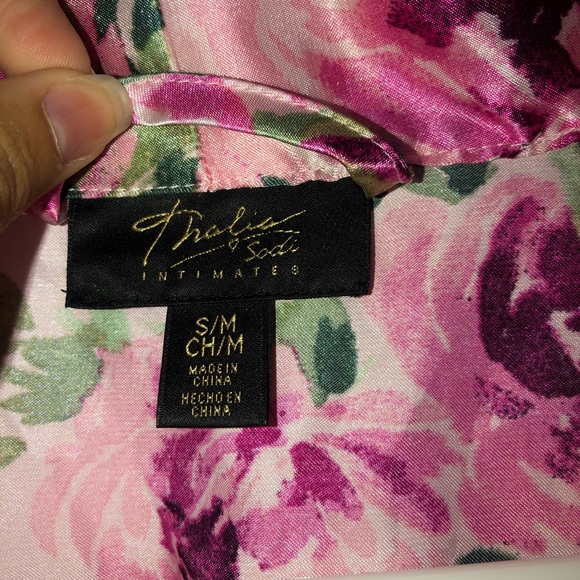 Silk Floral Robe - Picture 3 of 4